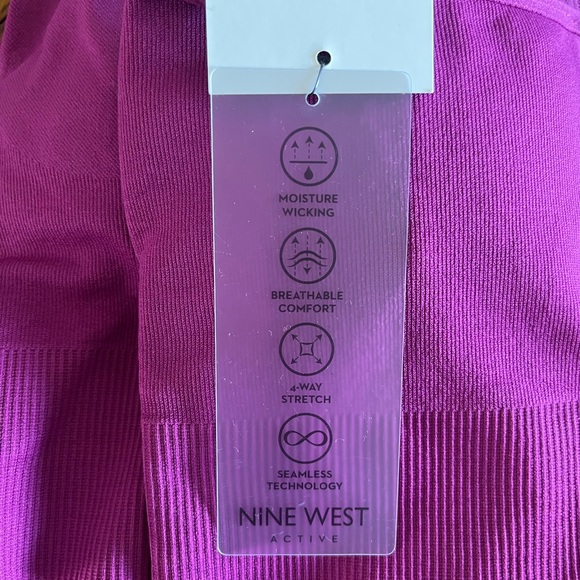 NWT Nine West Pink Removable Cups Active Sports Bra size S//M - Picture 5 of 7